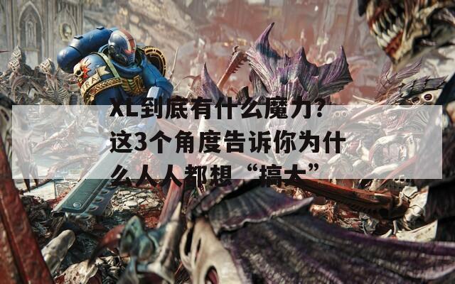 XL到底有什么魔力？这3个角度告诉你为什么人人都想“搞大”