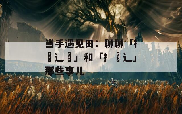 当手遇见田：聊聊「扌喿辶畑」和「扌喿辶」那些事儿