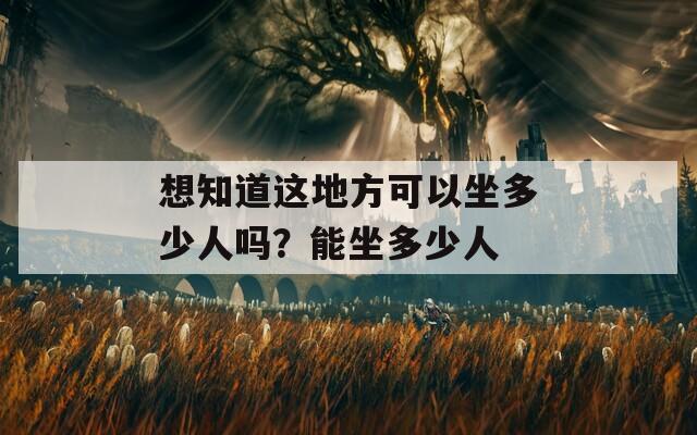 想知道这地方可以坐多少人吗？能坐多少人