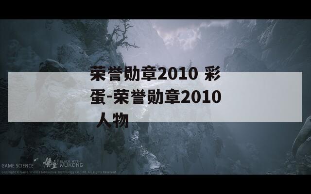 荣誉勋章2010 彩蛋-荣誉勋章2010 人物