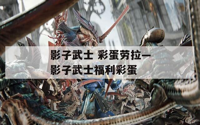 影子武士 彩蛋劳拉—影子武士福利彩蛋