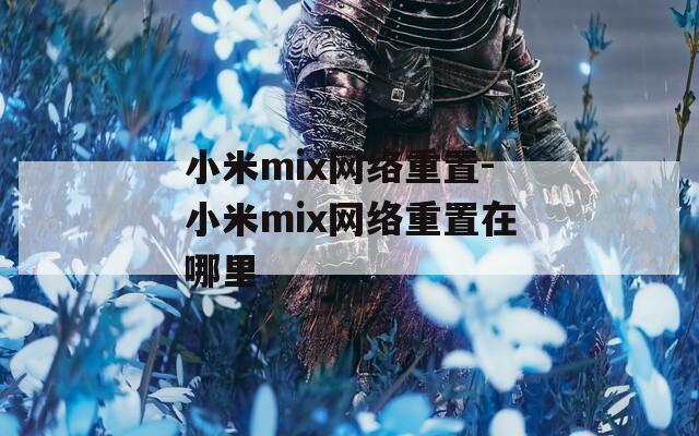 小米mix网络重置-小米mix网络重置在哪里