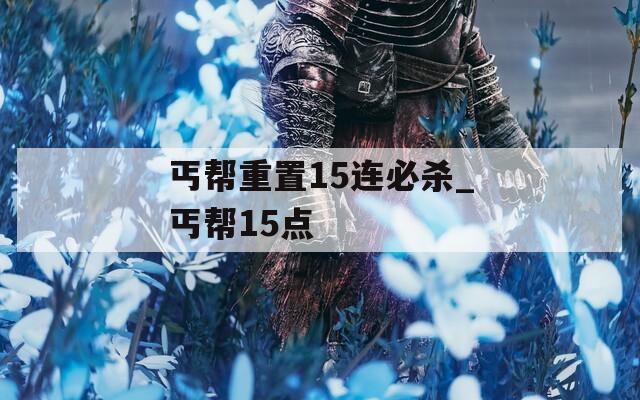 丐帮重置15连必杀_丐帮15点