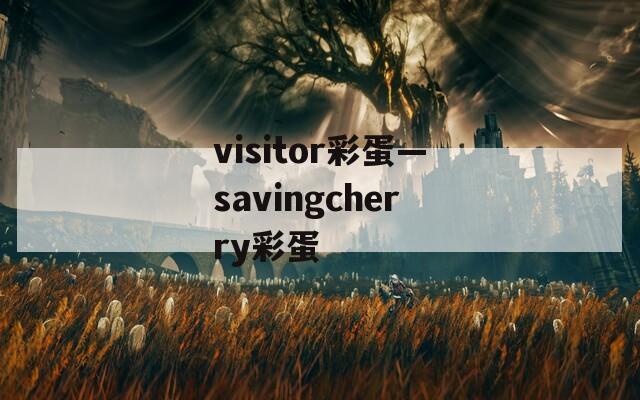 visitor彩蛋—savingcherry彩蛋