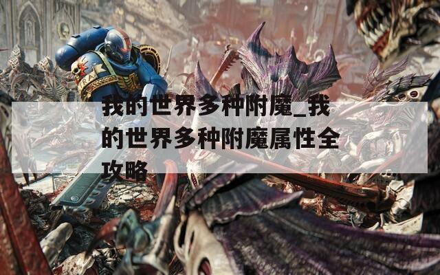 我的世界多种附魔_我的世界多种附魔属性全攻略