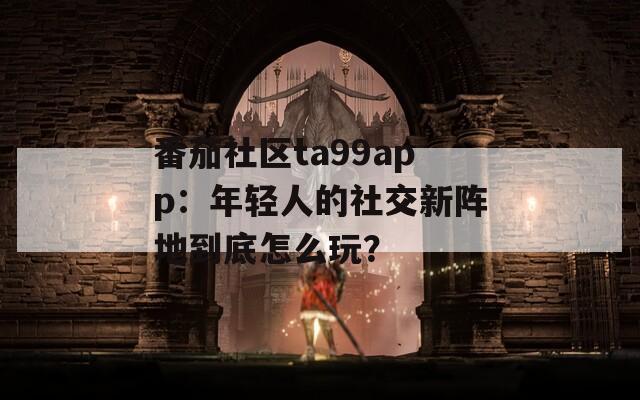 番茄社区ta99app：年轻人的社交新阵地到底怎么玩？