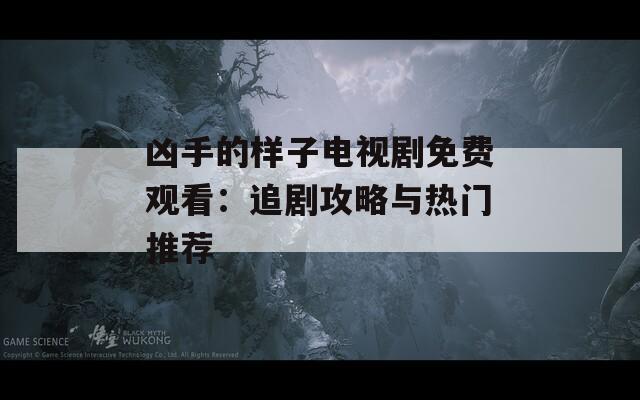 凶手的样子电视剧免费观看：追剧攻略与热门推荐